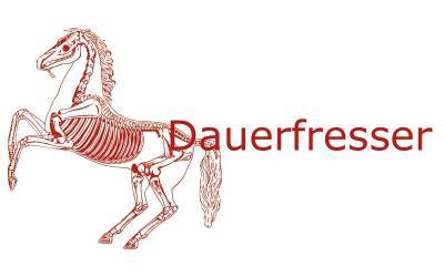 Das Pferd als Dauerfresser